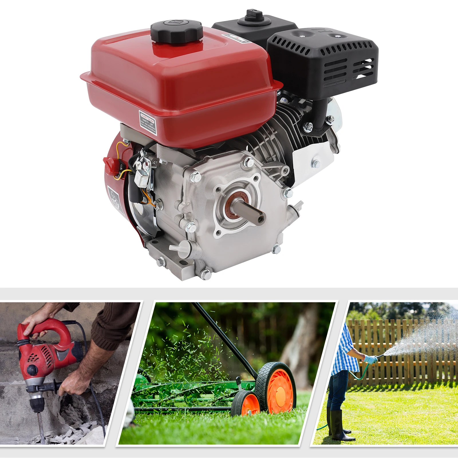 3000w Gas Powered Engine 7 5 Hp Motor 4 Stroke Portable Efficient Durable Easy Start Compact Ideal Outdoor Use Reliable