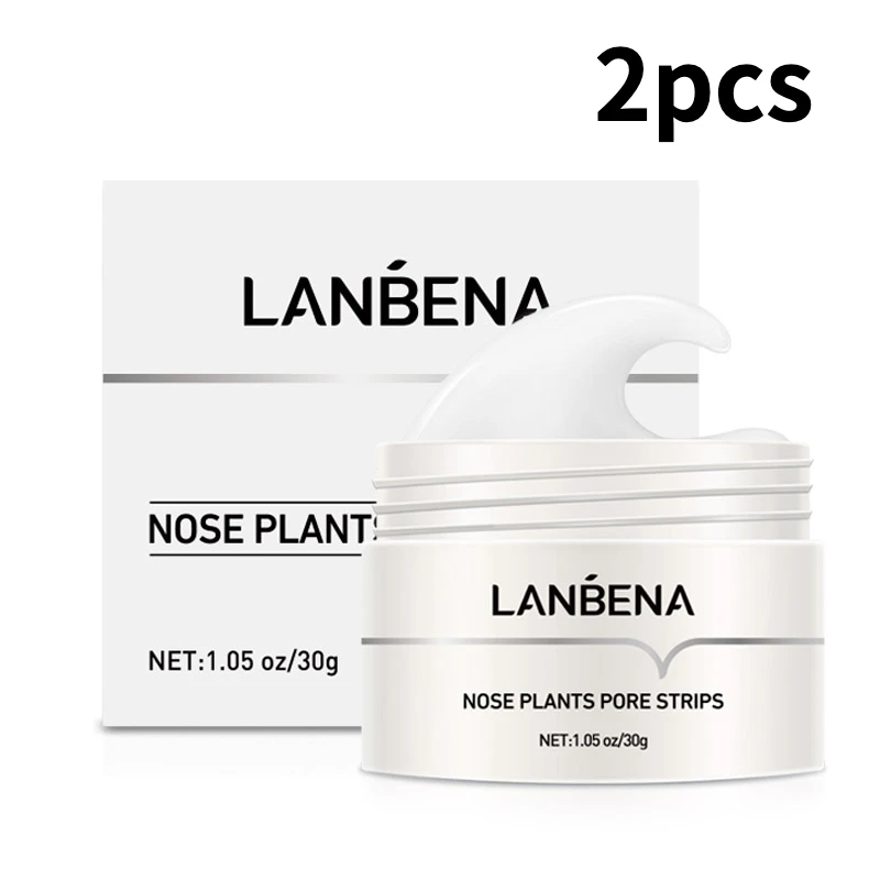 

2pcs LANBENA Blackhead Remover Peeling Mask 60pcs Tissues Face Mask Blackhead Acne Treatment Deep Cleansing mask wholesale