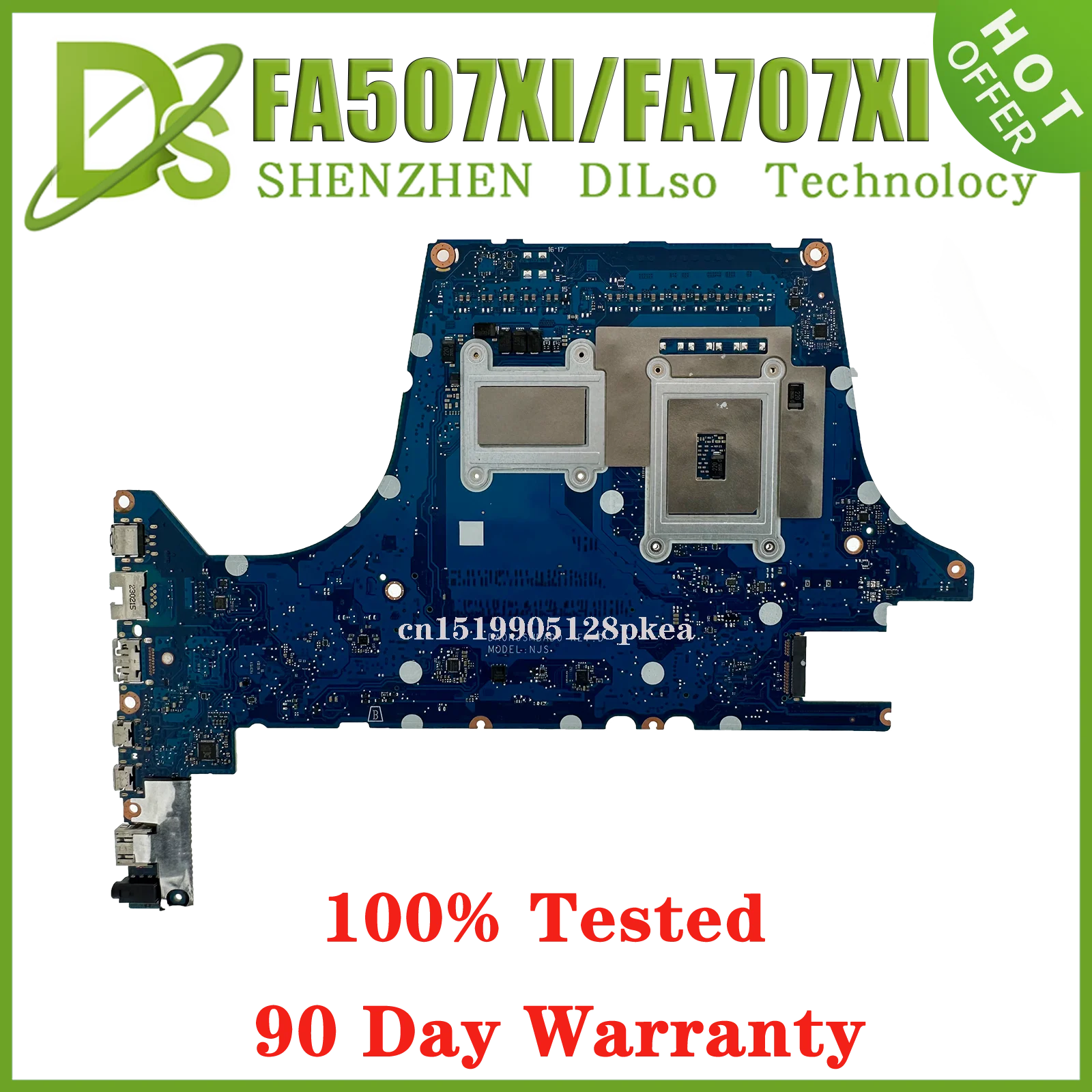 FA507XI 노트북 마더보드 (아수스 TUF 게이밍 A15 FA707XI FA507NU FA507NV FA507XV FA707XU R7 R9 RTX4050 4060 4070 DA0NJSMBAD0 호환) 썸네일 2