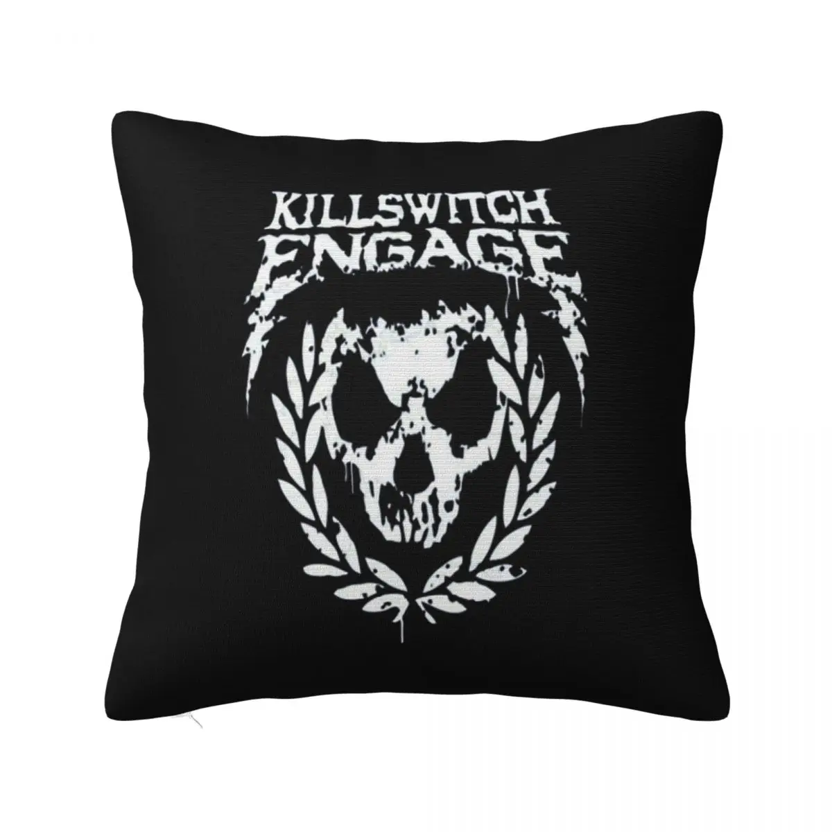 Killswitchs Engages Metal Skull Pillowcase Polyester Cushion Cover Decorative Punk Music Pillow Case Cover Home Dropshipping