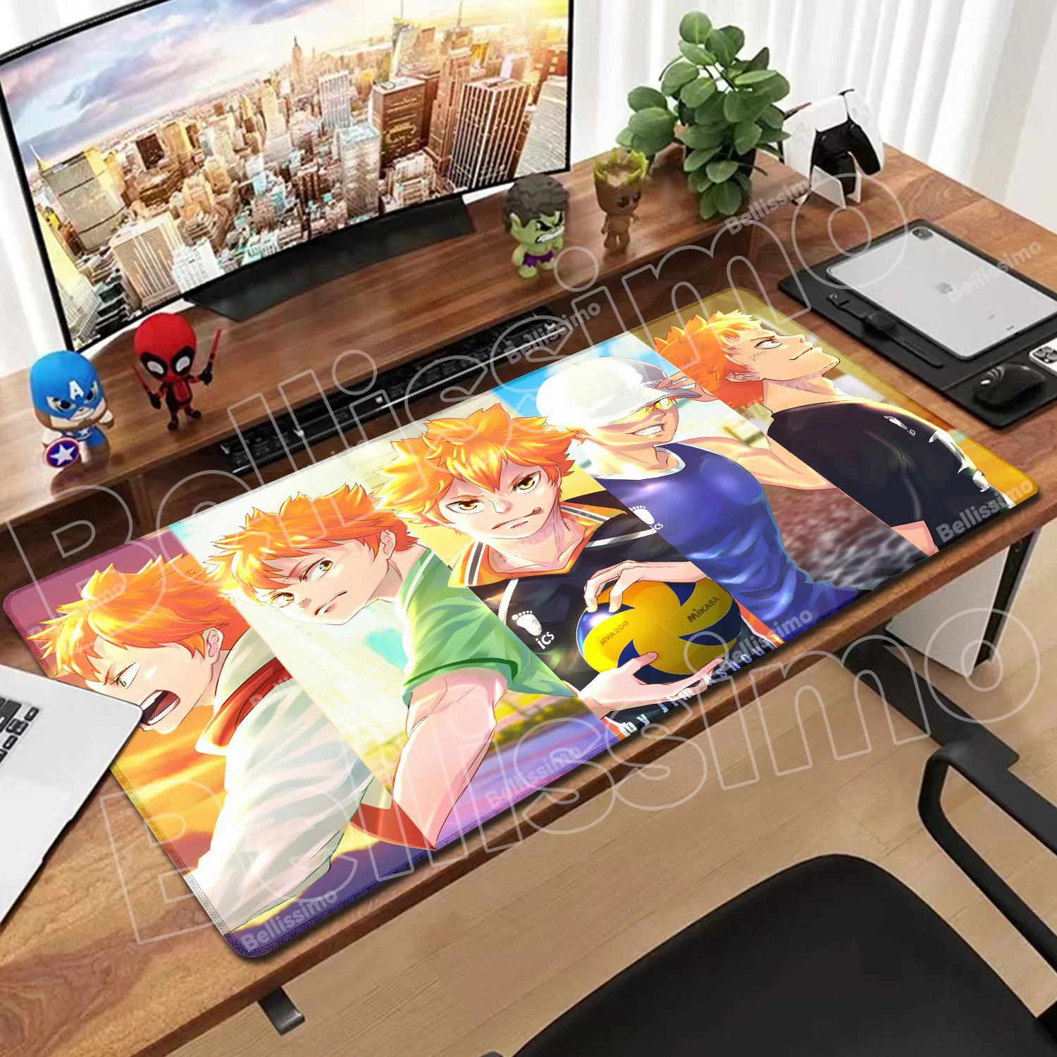 

Mouse Pad Anime HD Haikyuu Large Rubber Rugs PC Game Table Mat XL Non-slip Computer Keyboard Office Desktop Mats Laptop Desk Pad