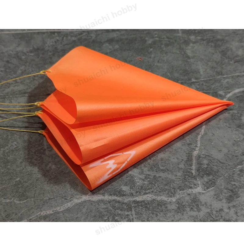 1PCS Außendurchmesser 45cm/50cm Modell Rakete Fallschirm Regelmäßige Sechseck Gleitschirm Fliegende Requisiten Tragfähigkeit 2kg für DIY-Enthusiasten