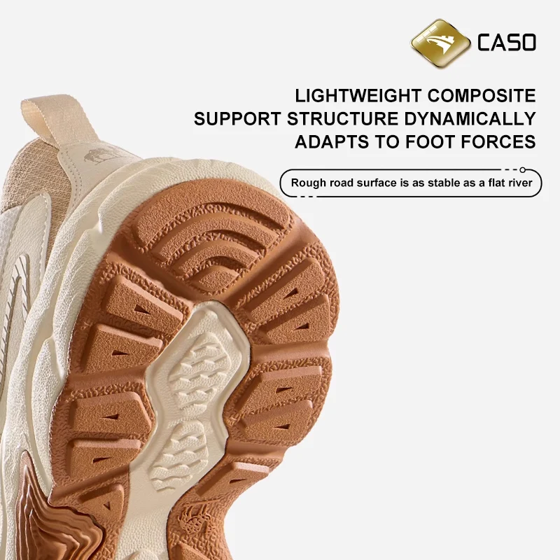 GOLDEN CAMEL Sapatos de caminhada masculinos e femininos tênis com aderência estável amortecimento confortável all-match sapatos de escalada casuais para homens