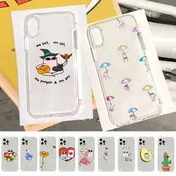 Pink Cartoon Funny big eyes ketnipz Phone Case for iPhone 11 12 13 mini pro XS MAX 8 7 6 6S Plus X 5S SE 2020 XR case