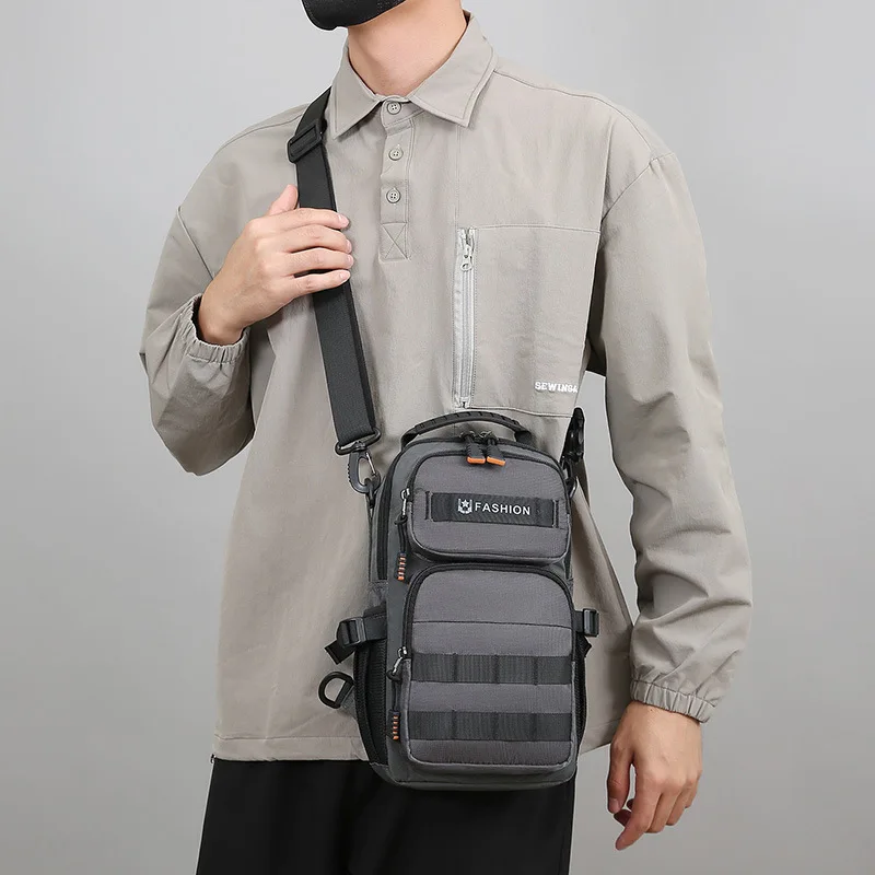 Outdoor Tactical Techwear Small Backpack Men Women Multifunction Waterproof Chest Bag Hip Hop Single Shoulder Crossbody Bag sacs