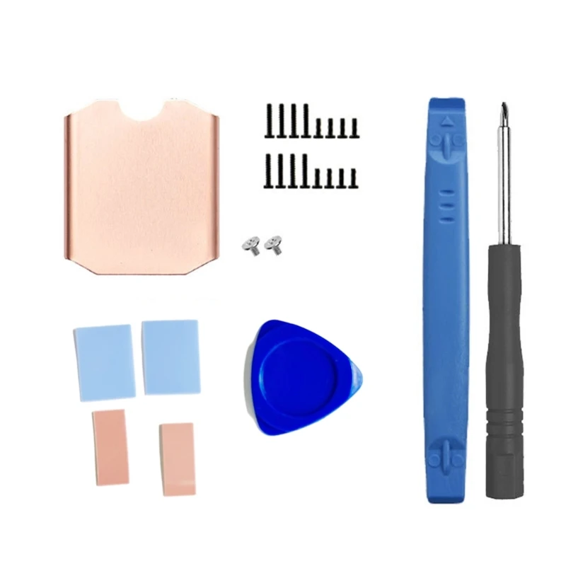 M.2 2230 SSD Heatsink NVMe مشعاع نحاسي لقرص الحالة الصلبة لسطح البخار