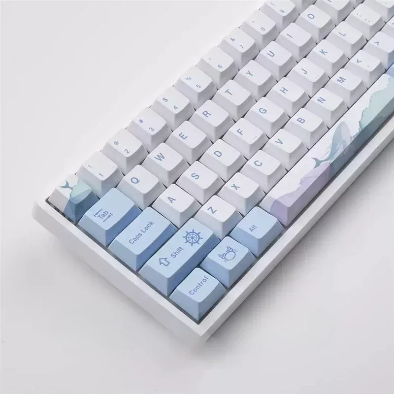 

PBT sublimation keycap 61/68/75/84/87/98/104/108 key cross satellite shaft