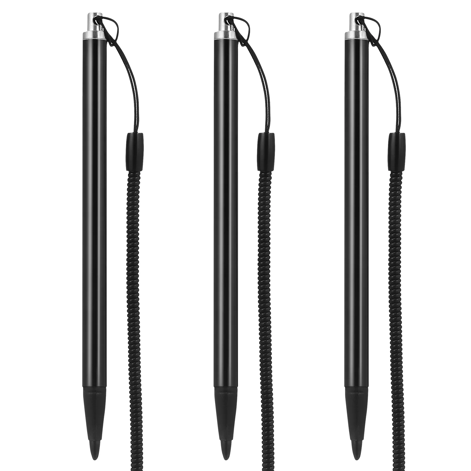 Stylet tactile pour écrans à bille, 3 pièces, raccords en cuivre, stylos pour enfants