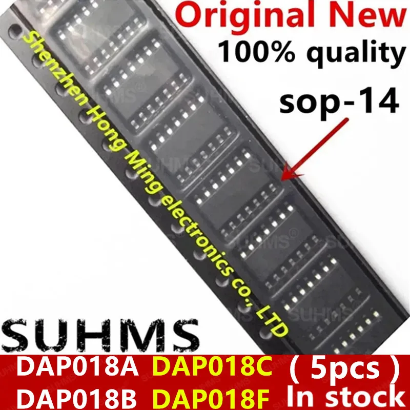 (5 stuk) 100% Nieuwe DAP018A DAP018B DAP018C DAP018F sop-14 Chipset