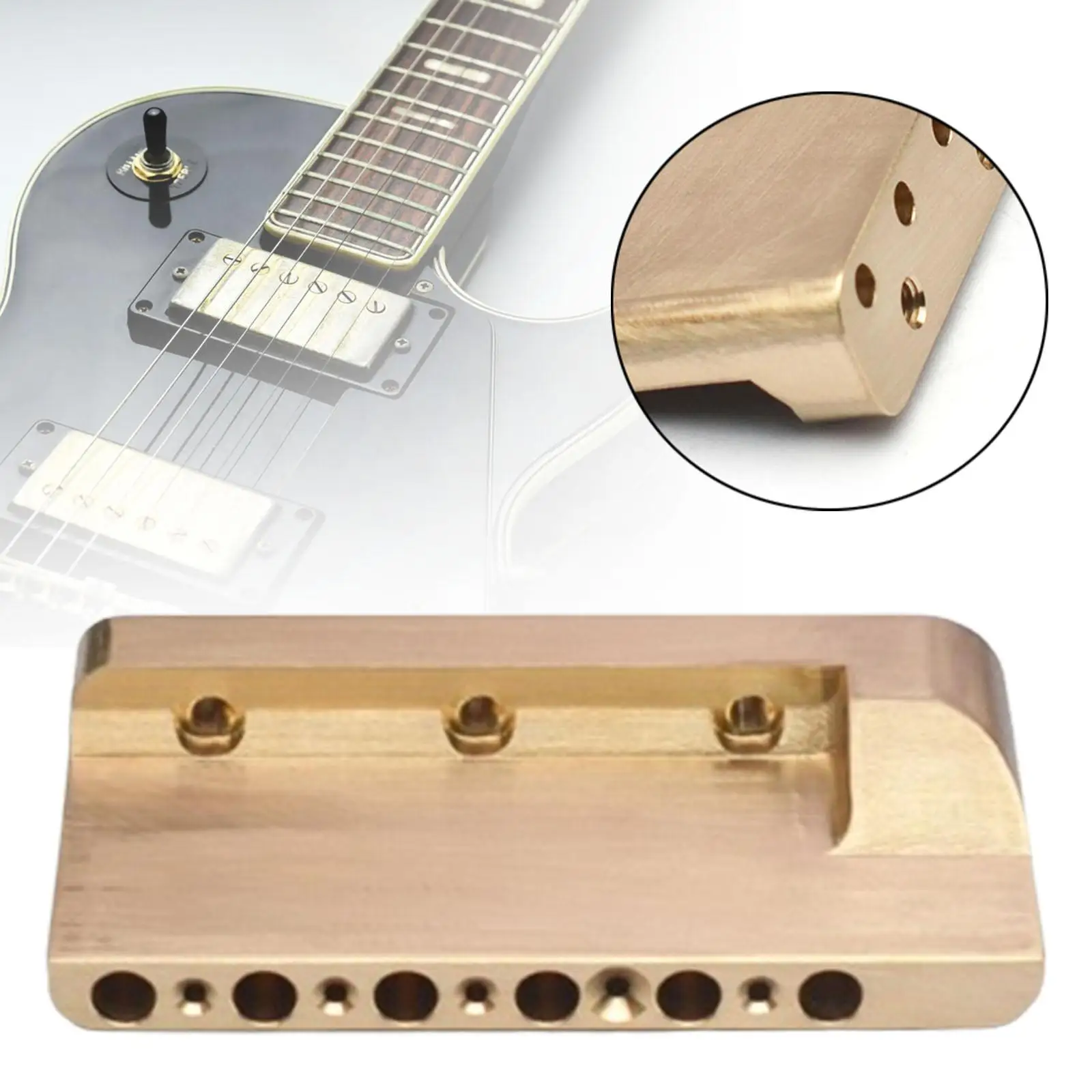 

Гитарный мост Tremolo Block ST, база моста для электрогитары, сверхмощная система вибрато для гитар, латунное основание для электрогитары