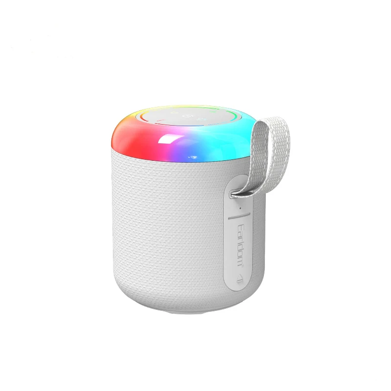 TWSPortable alta resolución calidad De sonido AudioRGB tarjeta De luz ambiental inserción escritorio inalámbrico Bluetooth Subwoofer Caixa De Som