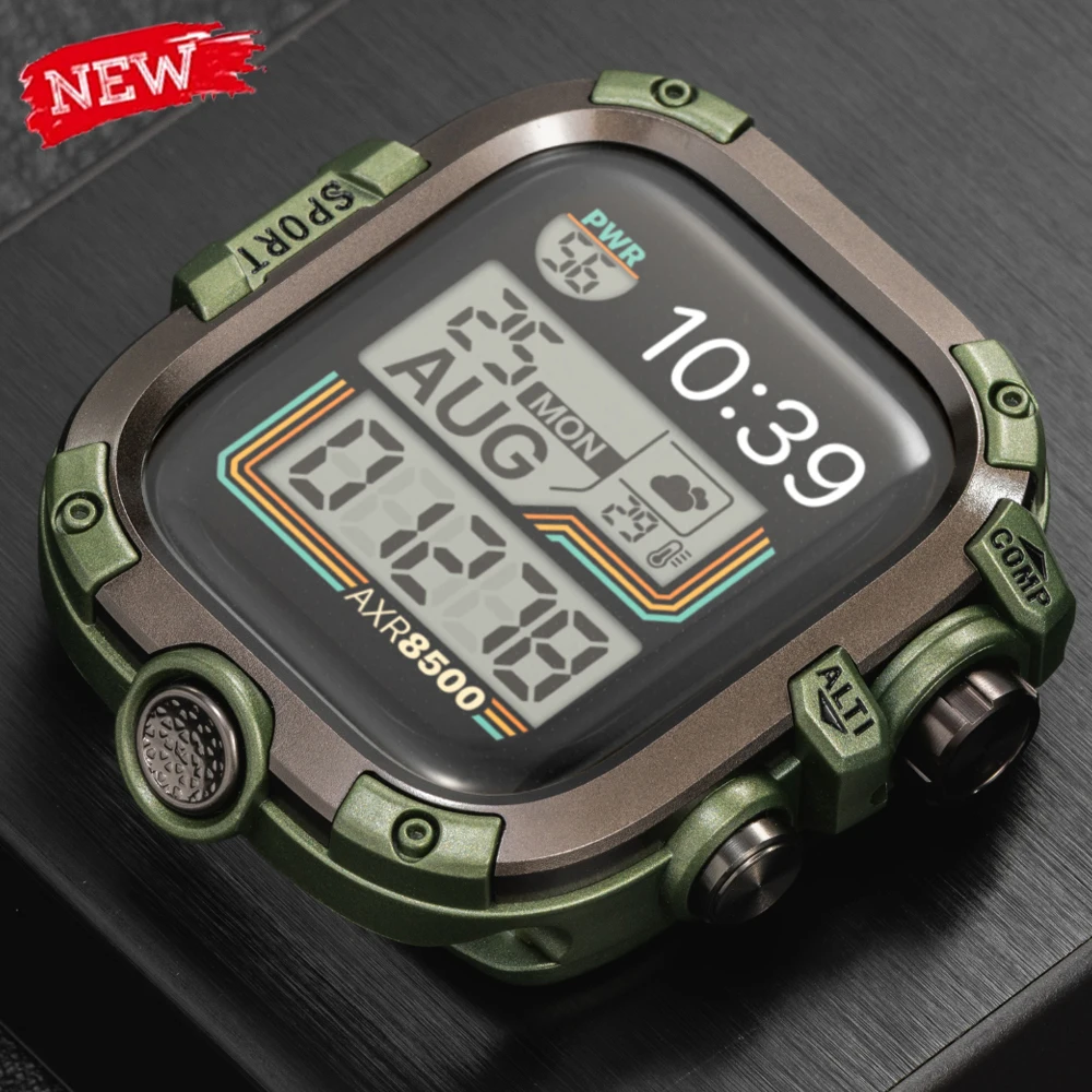 Metall-Stoßfänger-Gehäuse für Apple Watch Ultra 49 mm, 46 mm, 45 mm, 44 mm, Displayschutzfolie mit Folie für IWatch Serie 11 10 9 8 7 6 SE