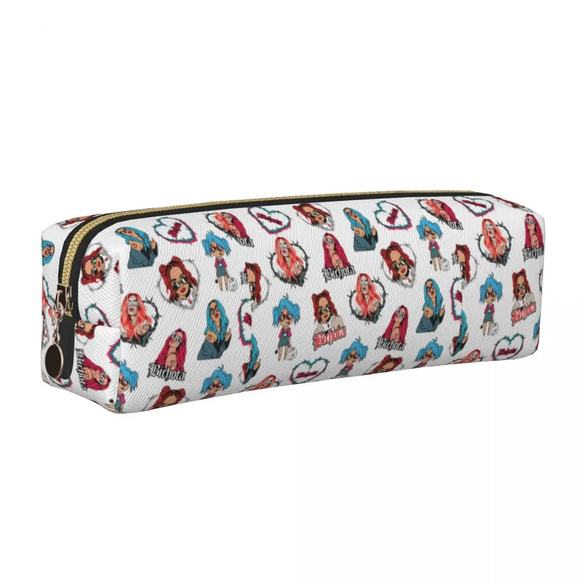 

Lovely Karol G Bichota Pencil Case Pencil Box Pen for Student Large Storage Bags School Supplies Gifts Stationery