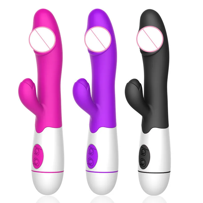 

10 Frequency Silicone Vibrator Second Tidal Vibrator G-point Vaginal Stimulation AV Masturbator Rabbit Vibrator Sexy Toys Dildos