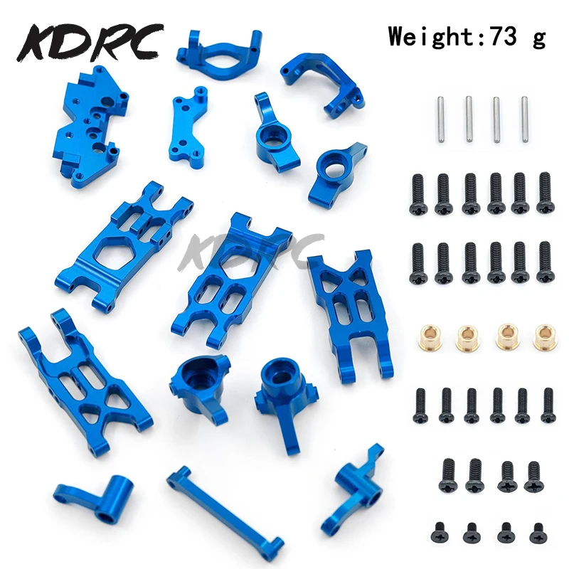 Full Set HBX 18859 18858 18857 18856 Metal Upgrade Parts Steering Cup Group Swing Arm C Base Axle Mount Shock Board 1/18 RC Car