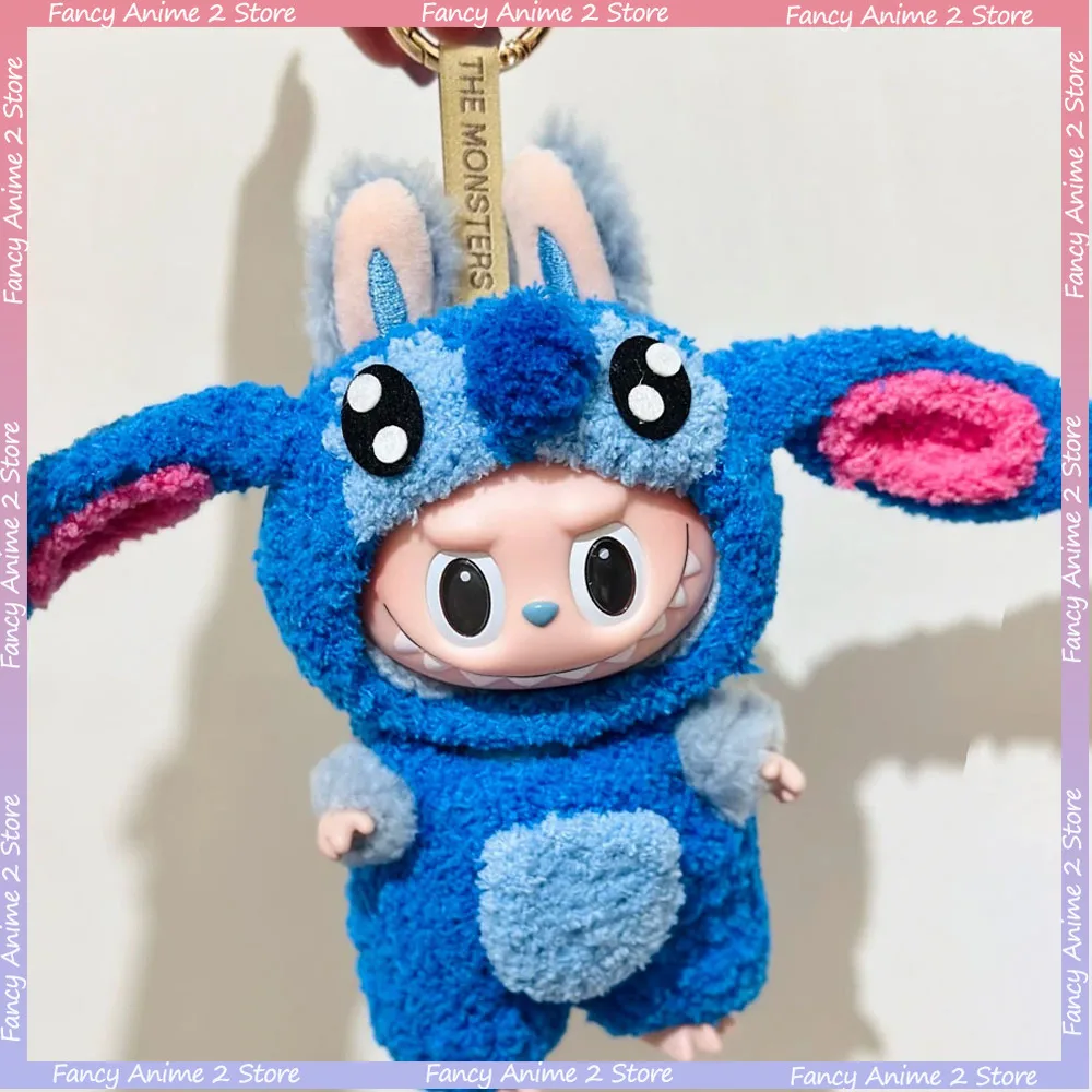 

Для 17 см плюшевая кукла Лабу, одежда с героями мультфильмов Kawaii Stitch, ручная работа, аниме-костюм, модная одежда для косплея, аксессуары, подарок