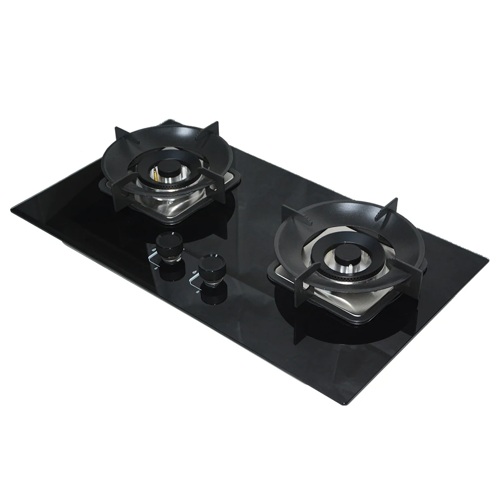 2-Burner Built-in Gas Hob - Factory Custom Affordable Cooktop with Dual Fuel Capability, Value Priced