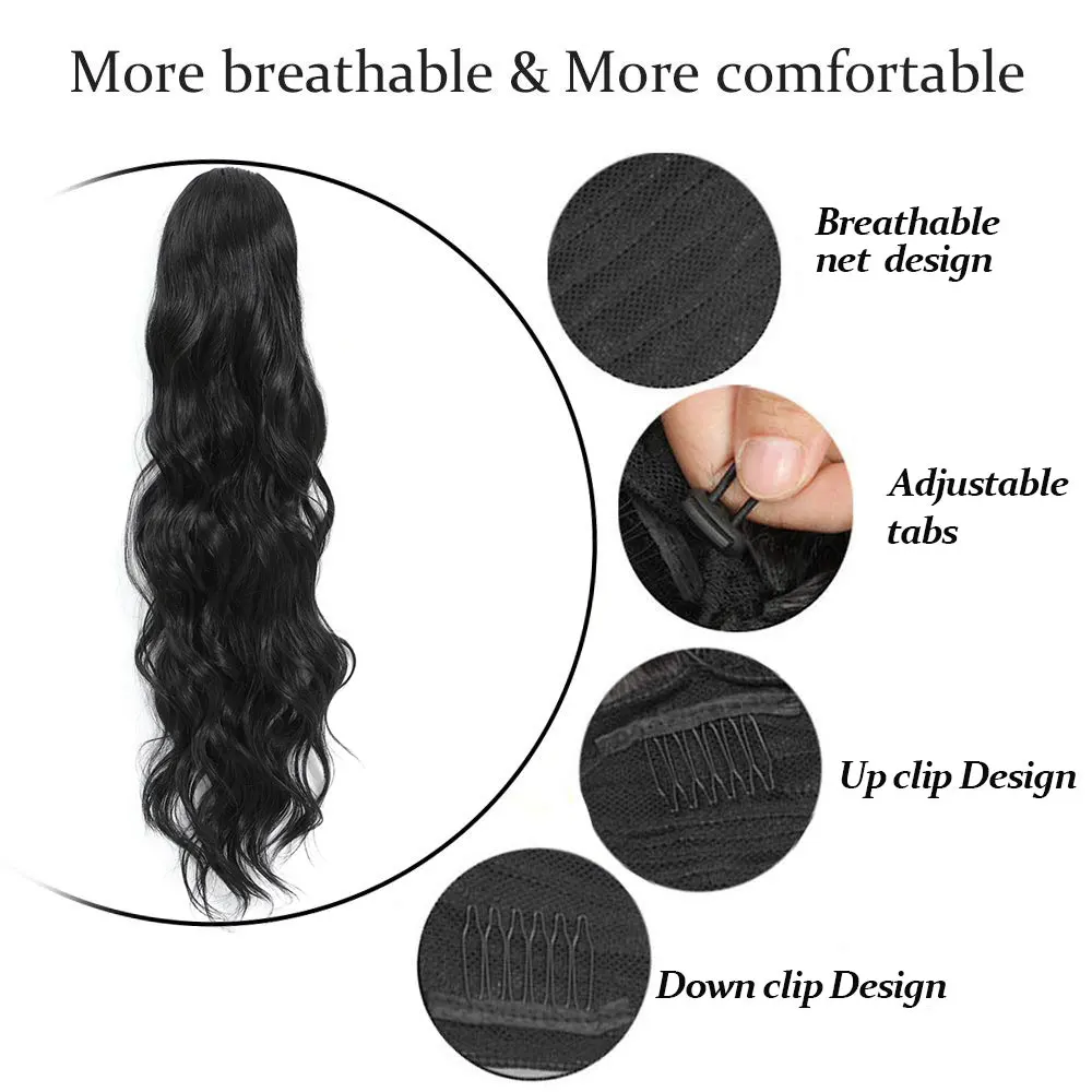 Thumbnail 3 - #42 Latest Synthetic Drawstring Ponytails Offers