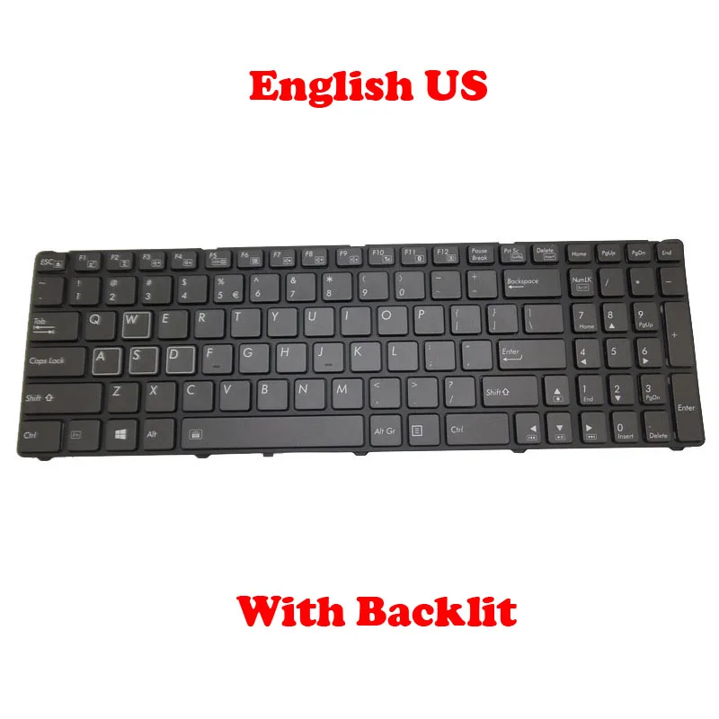 

Backlit US RU KR Keyboard For Gigabyte P25 P25W 2Z703-UI552-S11S English 2Z703-KR552-S11 Korea KR 2Z703-RU552-S11S Russian RU