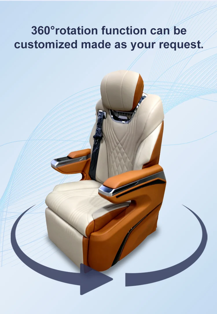 New Cust omized China luxury Bus Seat Trade Car Seat Covers Full Set luxu ry Leather Leg Support Suv luxury Car Seat