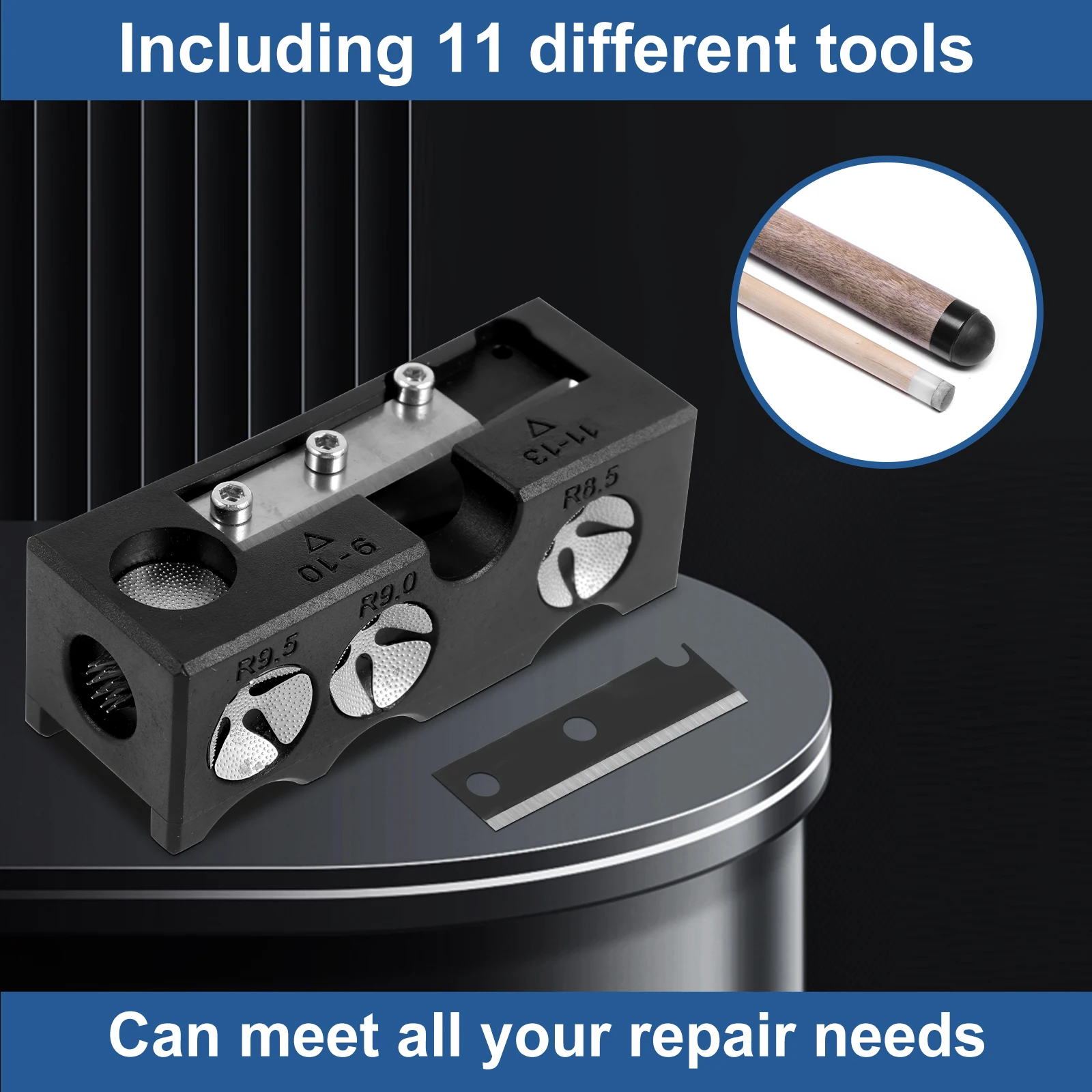 11-in-1 Cue Tip Shaper Tool 3