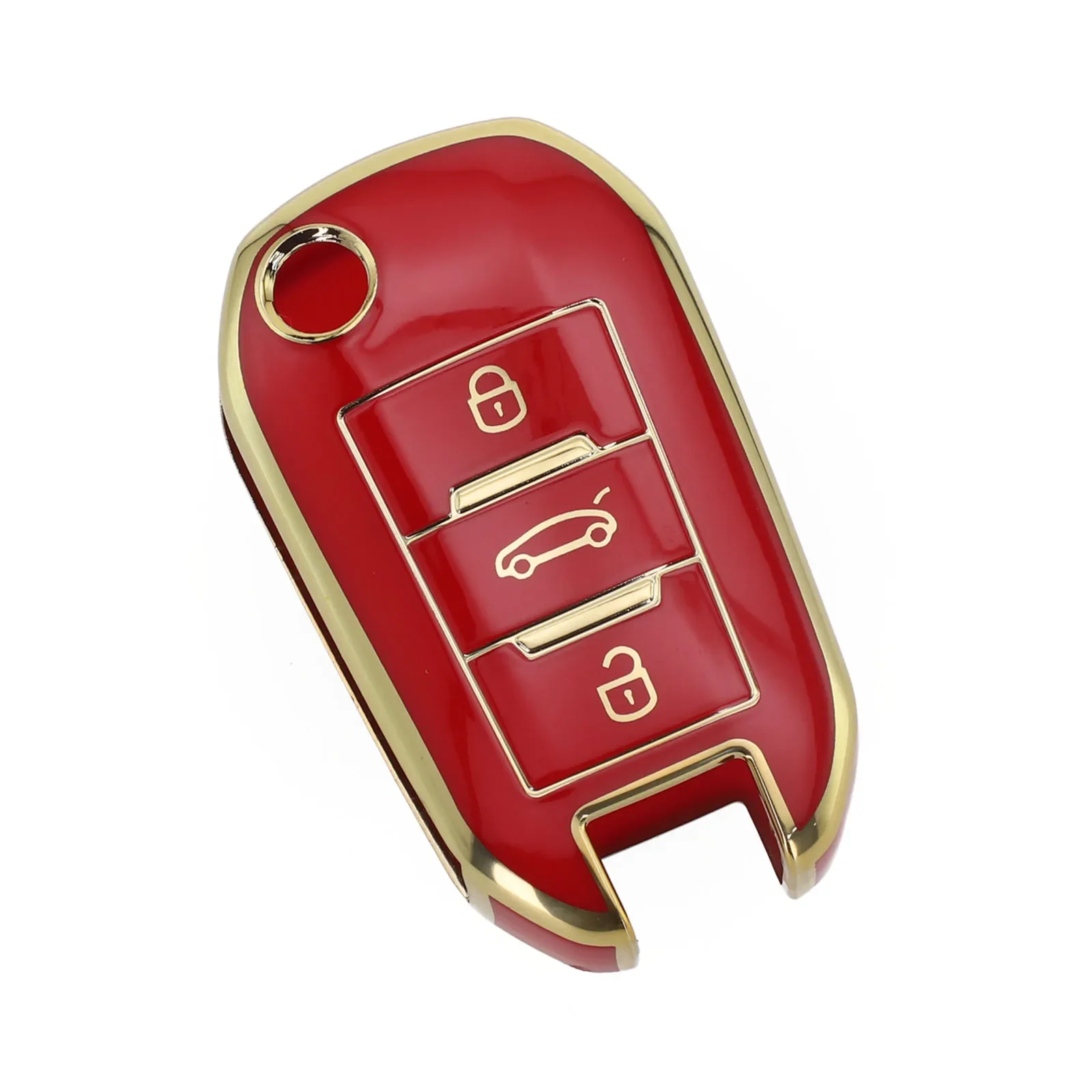 

For Car Keys Green Remote Key Cover Key Case Cover Waterproof Protection Easy To Install Easy To Use For 4008 For 5008