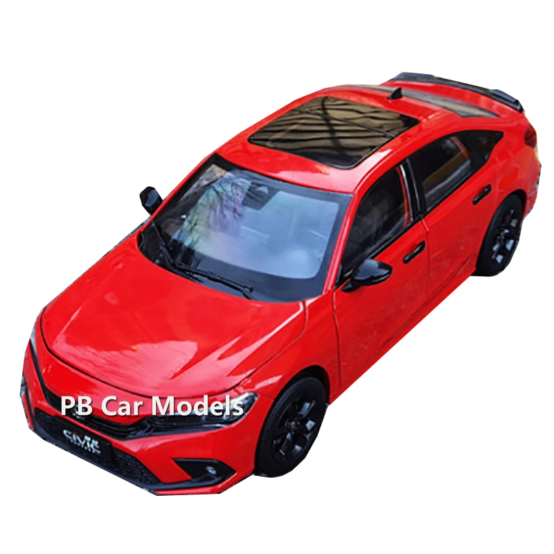 Original 1:18 2022 Civic CIVIC Eleventh Generation 11th Generation Alloy Car Model Car Model