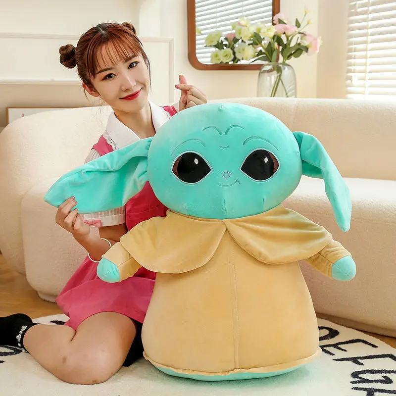 Star Wars Baby Yoda Cute Cartoon Plush Doll Pillow Collectible Trendy Toy Room Decor Ornament Gift view 5