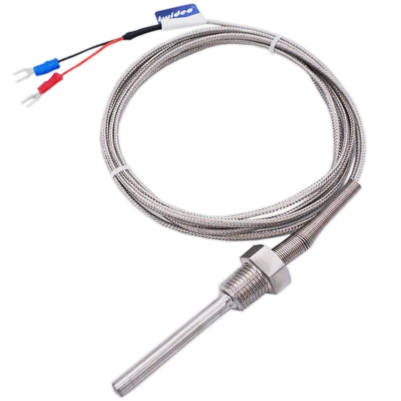 Rosca do Sensor de Alta Temperatura Sonda de tipo k Pt100 Tubo Termopar Controlador de Temperatura Npt 800 °c Grau Aço Inoxidável