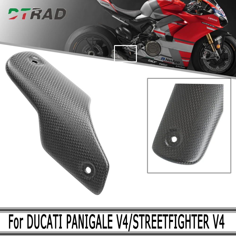 Real 3K CARBON FIBER For DUCATI PANIGALE V4/S STREETFIGHTER V4 2018-2021 Motorcycle accessories (Scorpio specific) exhaust hood