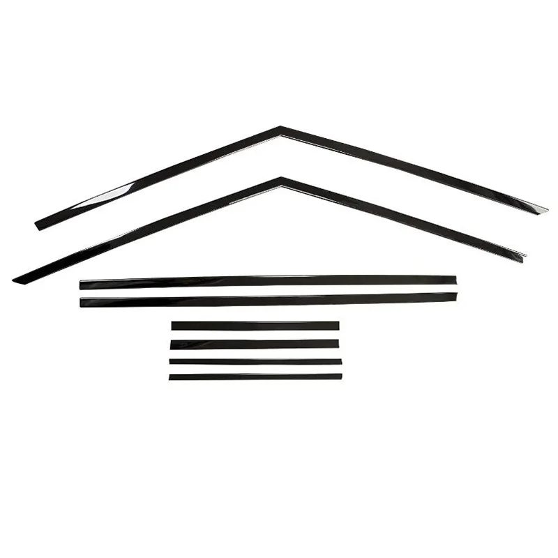 

for Baic Bj30 2024-2025 Stainless Steel Black Warrior Upper Window Bright Strip Car Accessories Modification Accessories