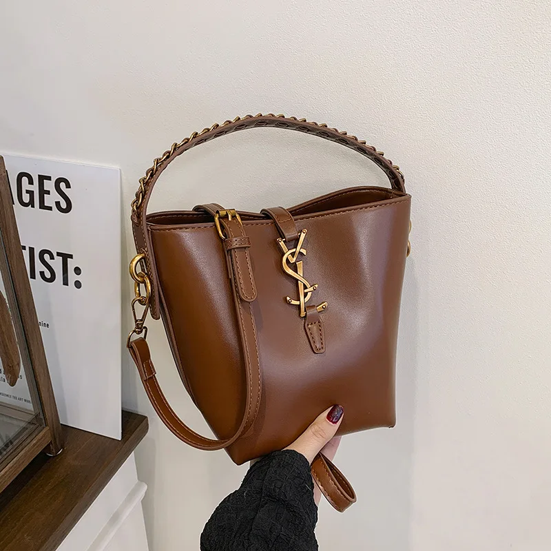 2025 Luxury Bucket Bag for Women, Premium Tote & Crossbody Bag, Minimalist Designer Purse, Chic Commuter Bag