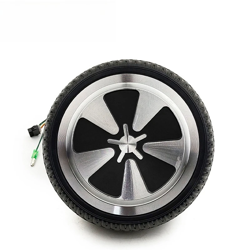 Cross-border wholesale 36V350W 6.5-inch balance car motor 18 * 2.4 magnet aluminum shell motor solid tire