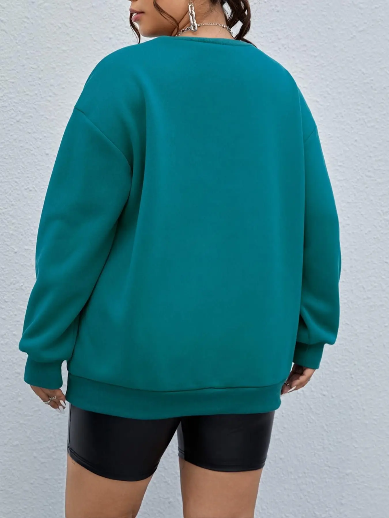 

Plus Size 1XL-5XL New Women's Shirt Slim Fit Spicy Girl Low Chest Square Collar Lantern Sleeve Long Sleeve Top