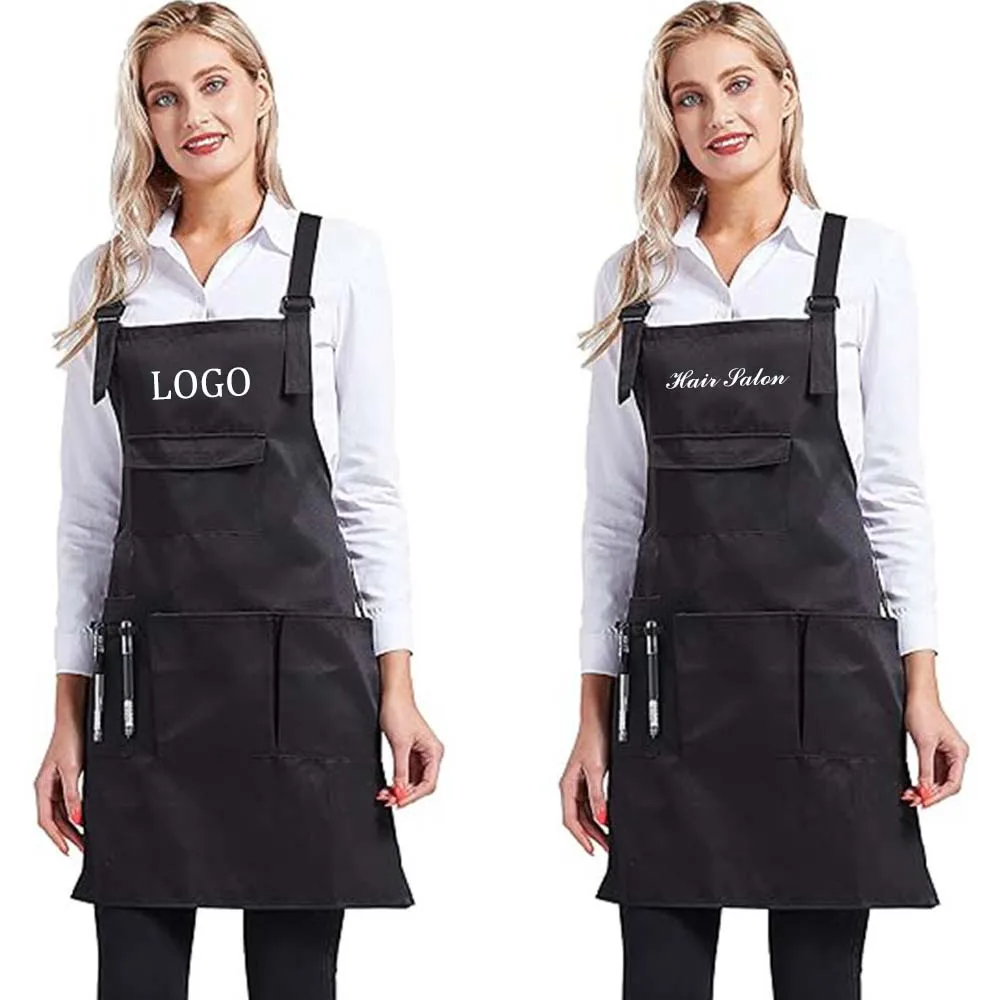 

Customized Logo Barber Apron Modern And Simple Drawing Kitchen And Household Aprons