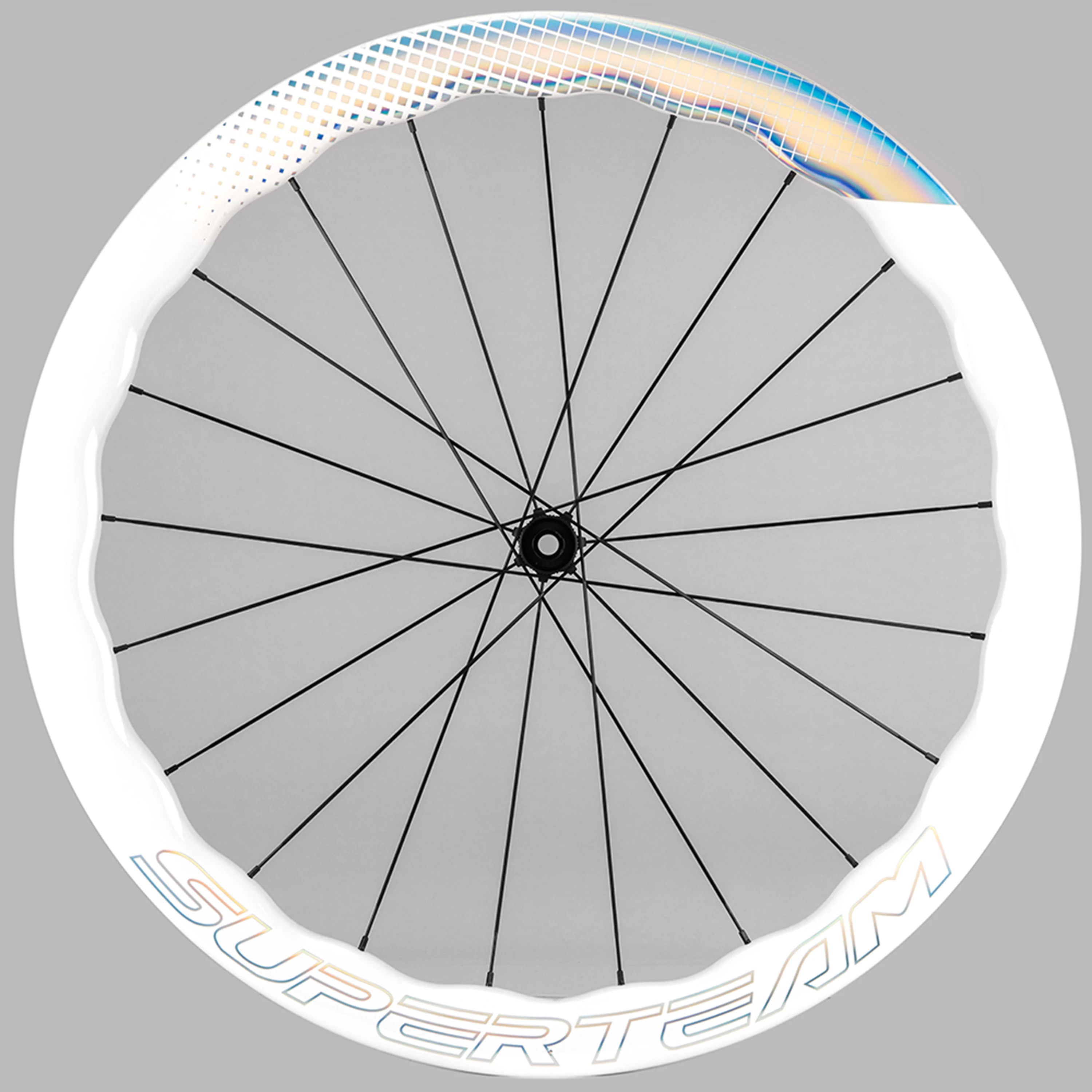 Superteam Carbon CX40 Spoke Wheels 700C Road Disc Brake 50mm Clincher Tubeless Wheelset Steel spoke