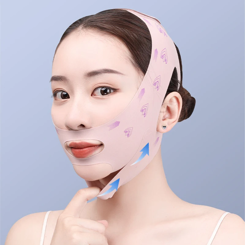 Slimming Mask V Face Bandage Double Compression Sleep Mask Lifting Firming Shaping Facial Care Tools