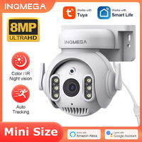 INQMEGA WiFi Camera Tuya Smart 8MP 4K Wireless IP Surveillance Camera with Alexa Google AI Detect Auto Tracking Security Video