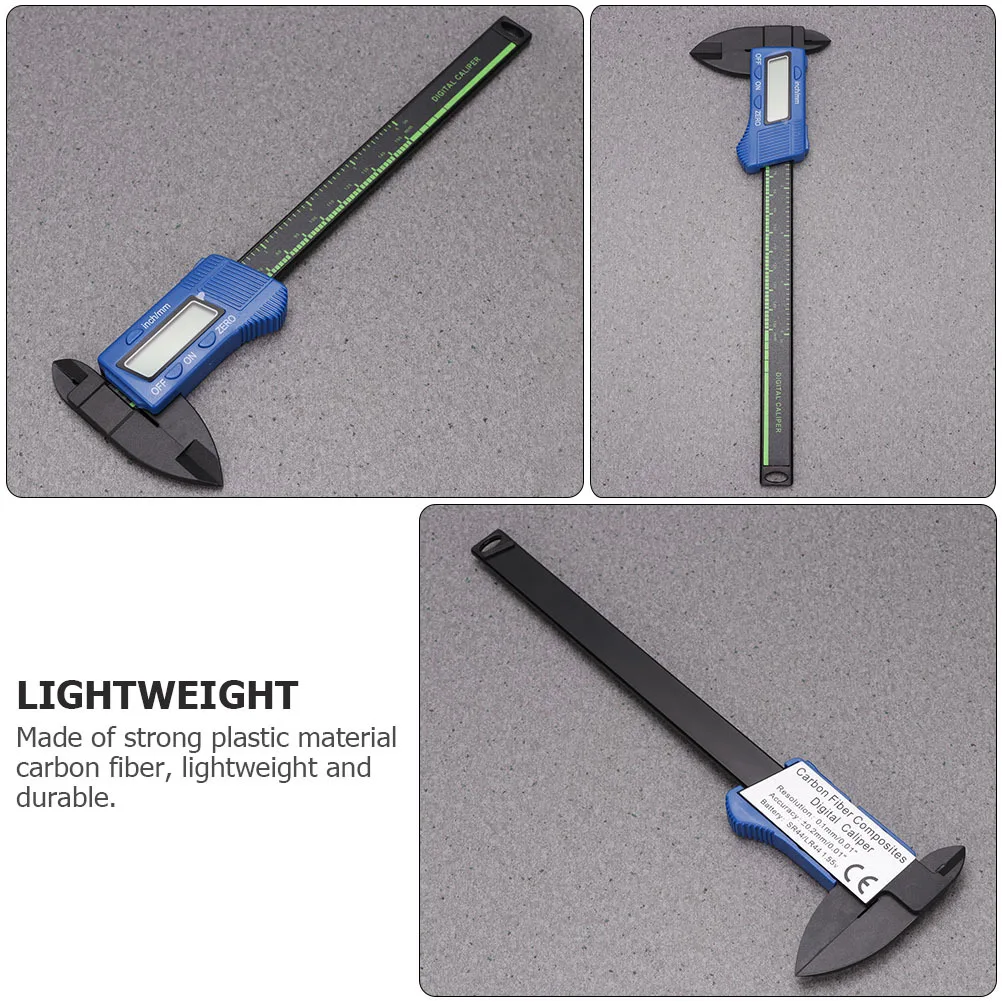 أداة قياس شاشة LCD فرجار رقمي احترافي من ألياف الكربون الرقمية خفيفة الوزن ومتينة