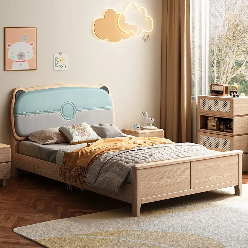 맞춤형 북유럽 원목 아동 침대