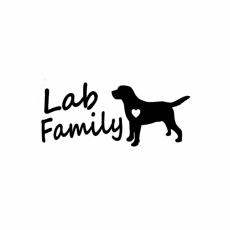 

LYKX Lab семейный Лабрадор собака лабрадорид подарок Автомобильная Наклейка Автомобили Мотоциклы внешние аксессуары виниловые наклейки