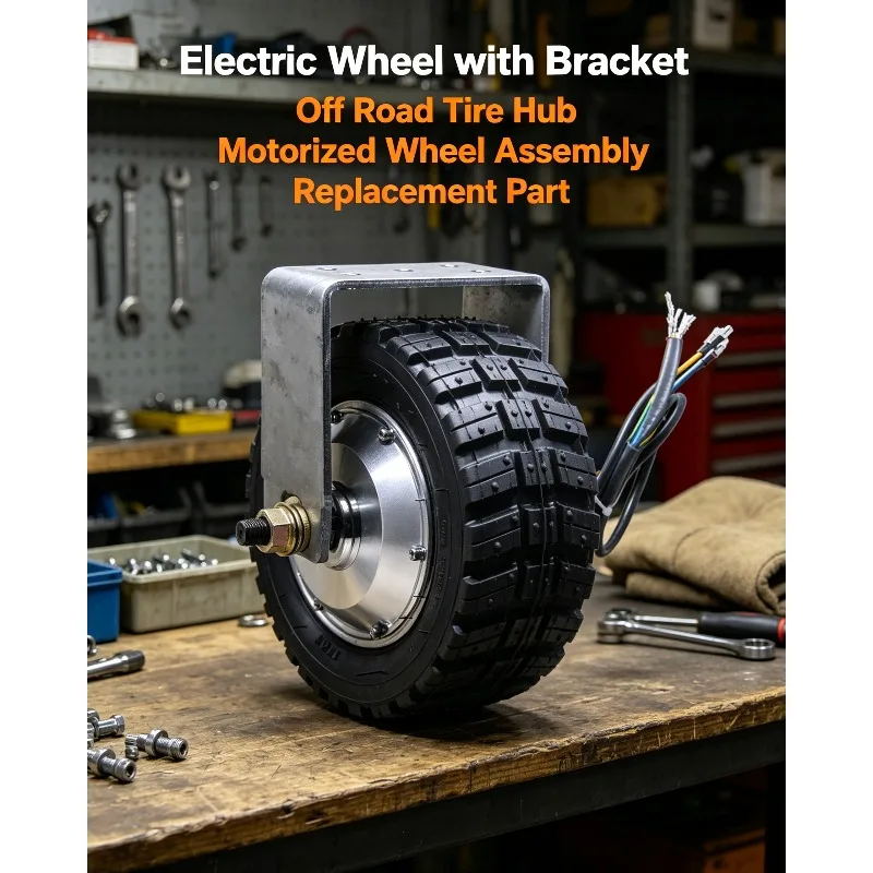 8‑Inch Brushless DC Hub Motor Low‑Speed High‑Torque For Robot Dining Cart Electric Utility Trolley Equipment Spare Part