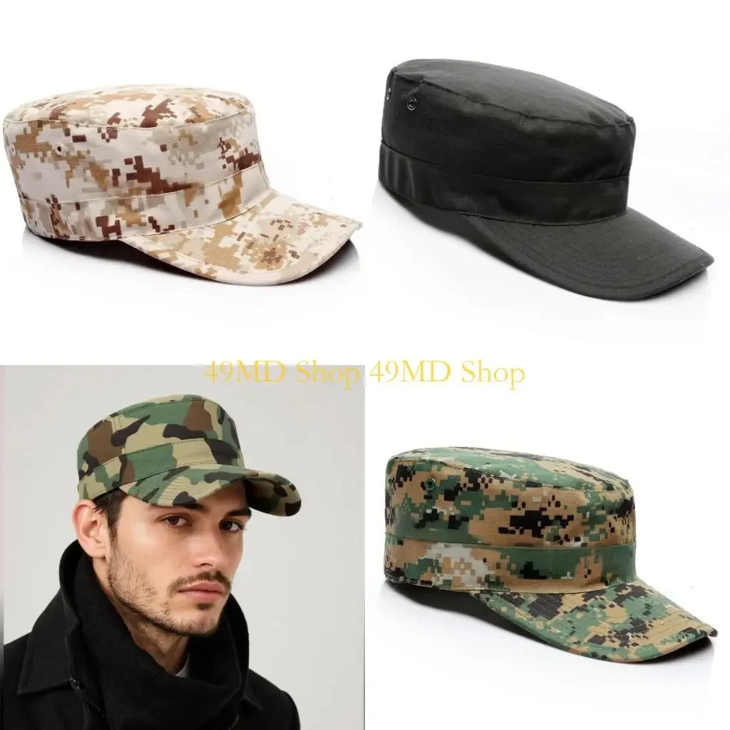 49MD Cadet Green Caps Adjustable Unisex Outdoor Hat Ventilated Design