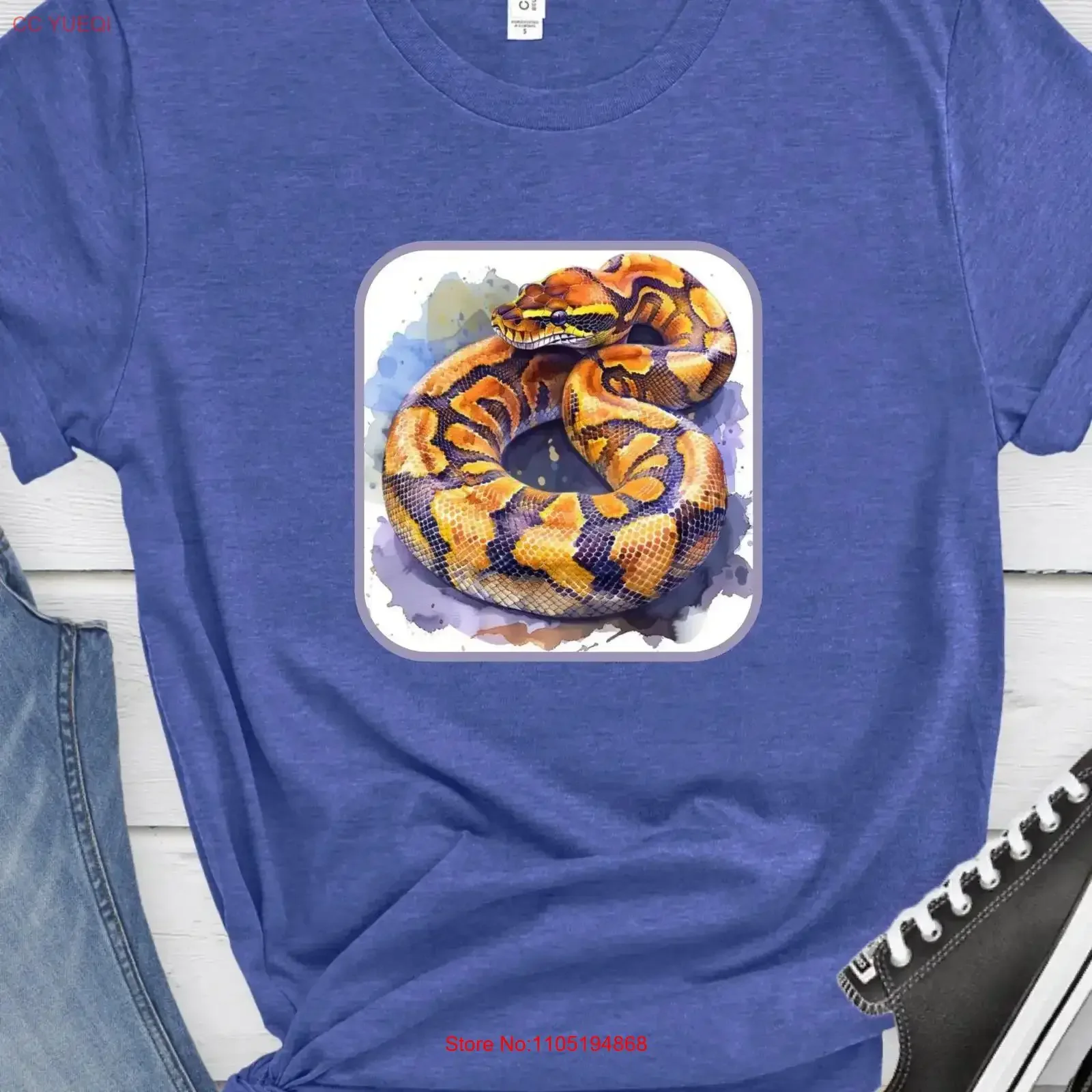 Cute Ball Python T Shirt Animal Wildlife Animals SweaT Apparel vintage Washed streetwear Comfortable graphic fashion Stretched