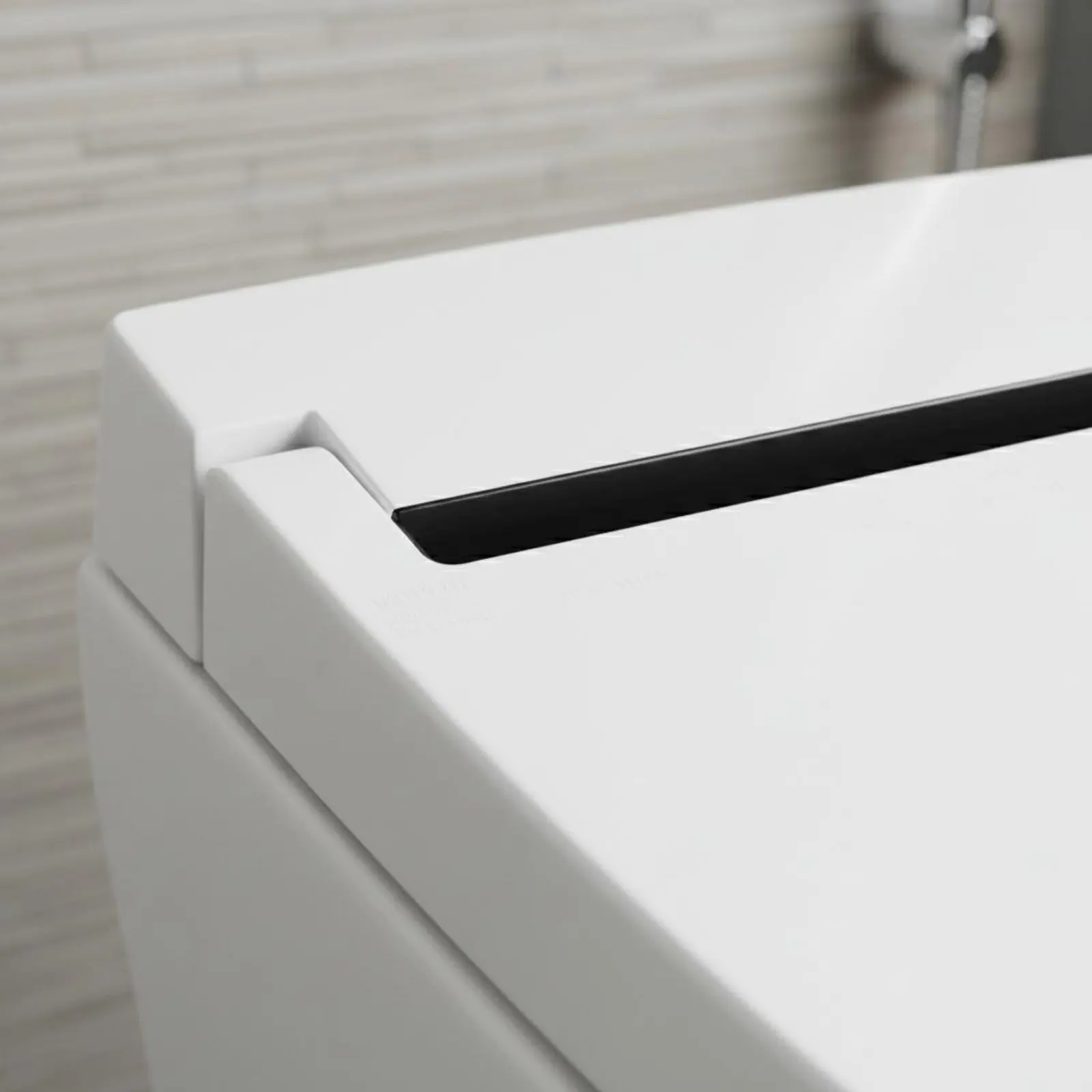 Smart Toilet Seat Wireless Control Heated Toilet Seat Bathroom Fixture Hands Free Ambient Lighting view 2