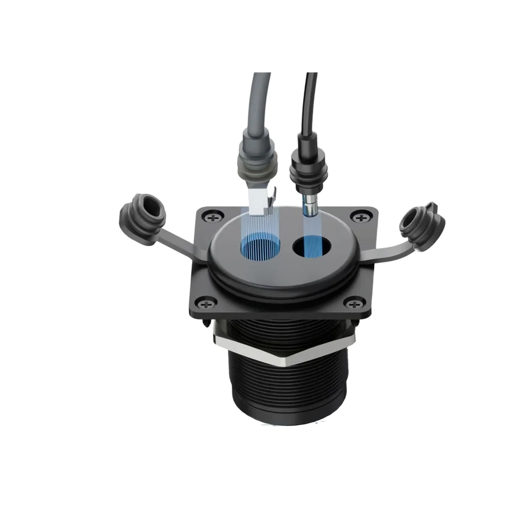Robust Installation Solution Network Cabling IP68 Data Connector Outdoor Network Port Fast Ethernet Support Dustproof Structure