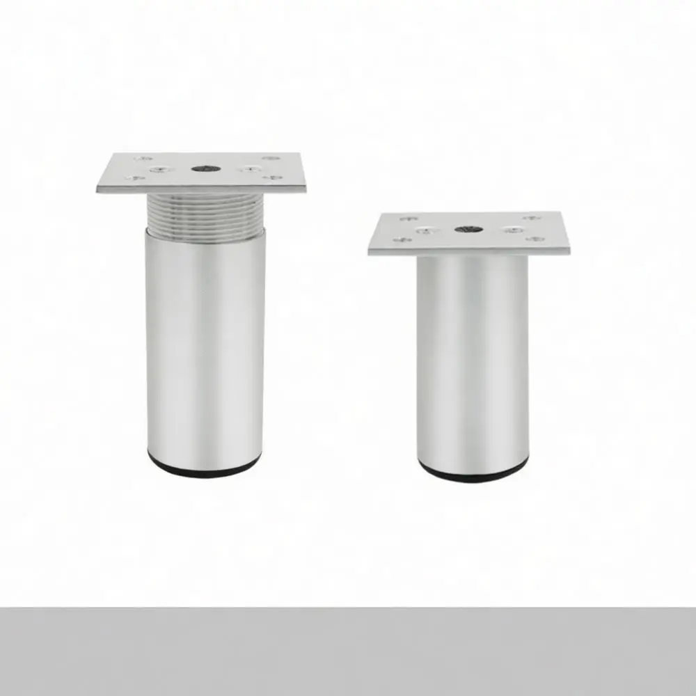 Adjustable Aluminum Furniture Feet Metal Cabinet Support Legs Heavy Duty Sofa Riser For Home Improvement Furniture Parts Kit