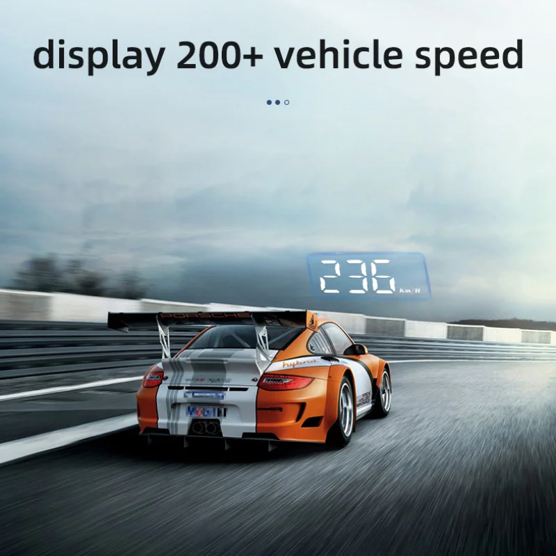 جهاز عرض الزجاج الأمامي Xiaomi M3 HUD عداد السرعة شاشة عرض علوية لقيادة سرعة الكمبيوتر إنذار السرعة الزائدة جهد درجة حرارة الماء #6