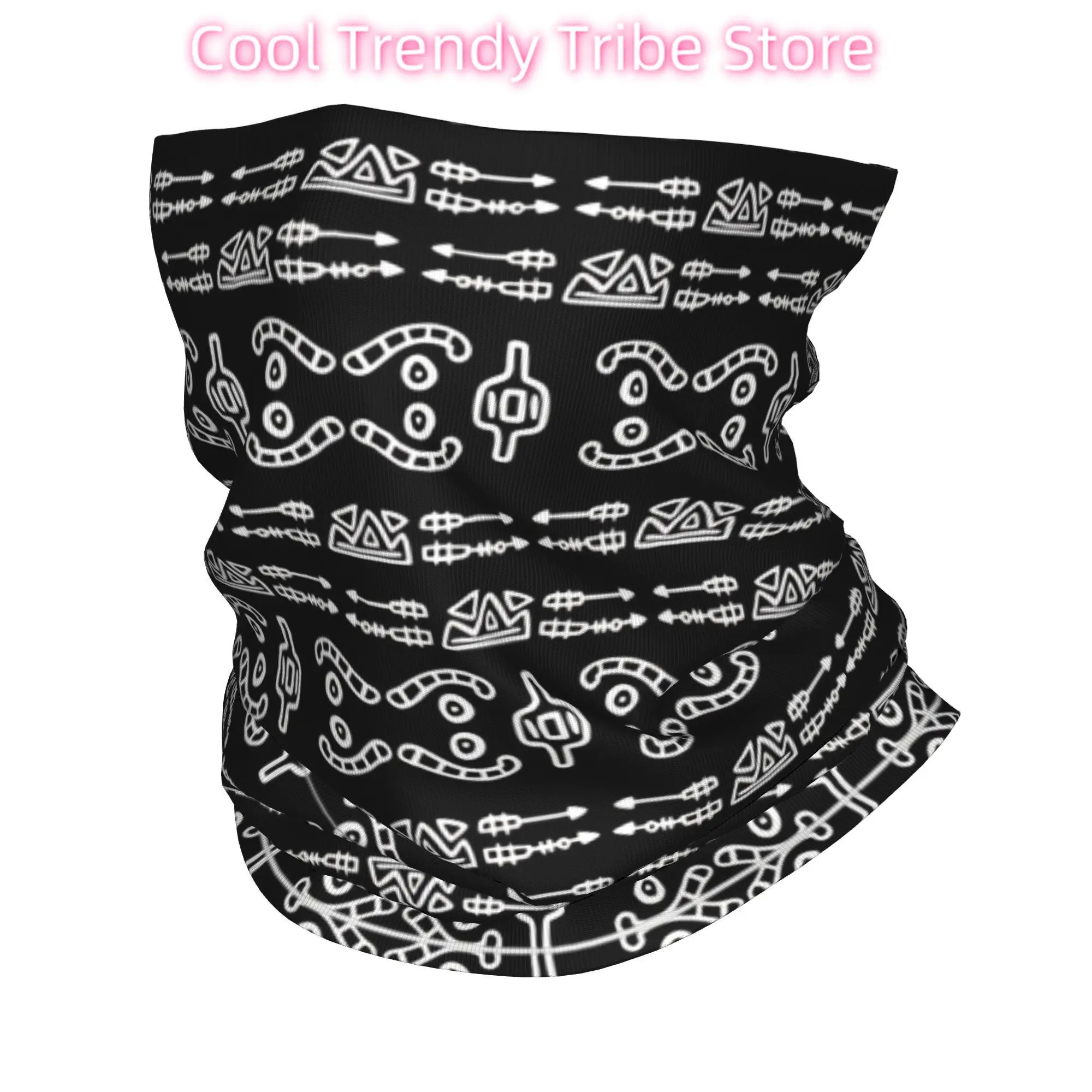 Pañuelo maya de cultura mexicana Maya, polaina para el cuello impresa}, bufanda, máscara facial multifuncional, deportes al aire libre, Unisex, adulto, invierno