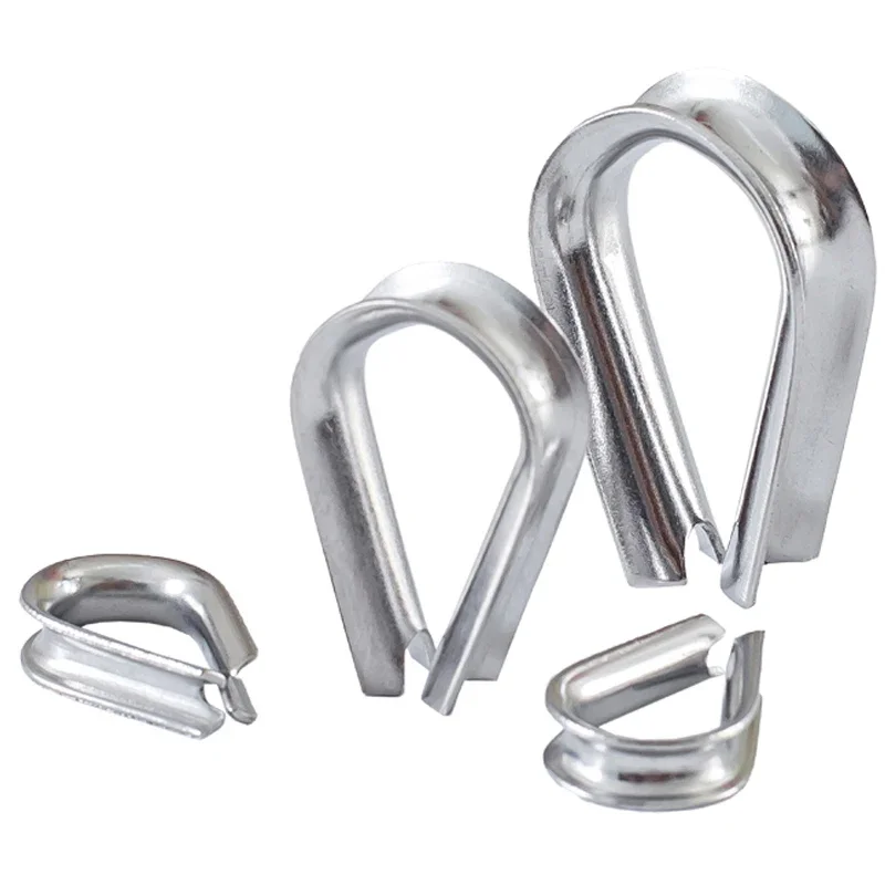 1Pcs Stainless Steel 304 Wire Rope Cable Thimbles M1.5 M2 M3 M4 M5 M6 M8 M10 M12 M14 M16 Wire Rope Thimbles Rigging Clamps